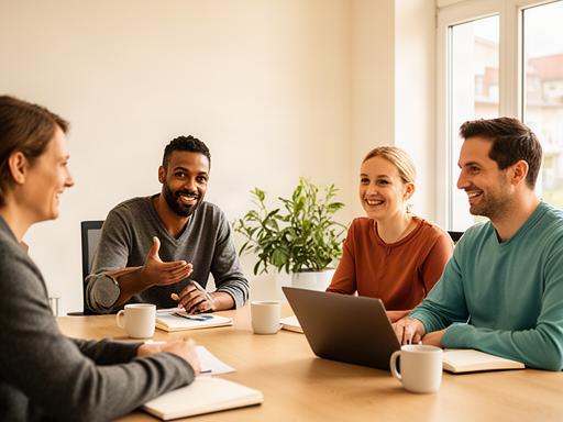 Team von Grubberg Künstliche Intelligenz Lösungen GmbH bei einer Besprechung in Leibnitz, Steiermark